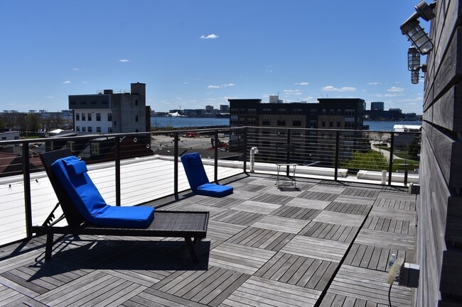 Private roof deck for tenants - shared - 20 Orleans St