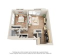 1 Bedroom / 1 Bathroom