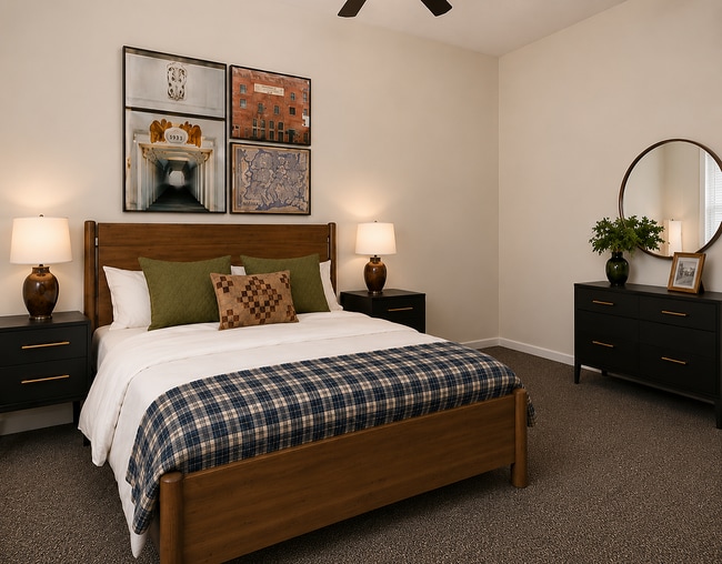 Ellison Model Unit Bedroom AI - The Ellison