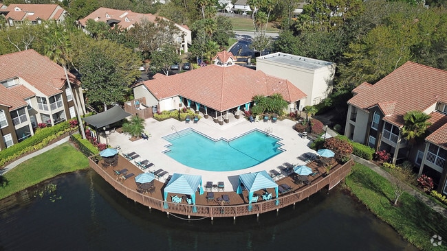 Aerial Photo - Pine Harbour Apartments
