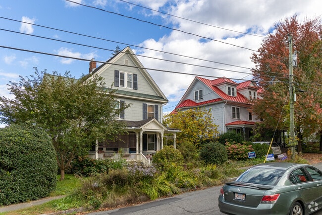Many houses in Amherst have decades of charm.