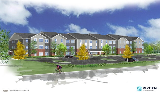 Exterior Rendering - Lincoln Senior Flats