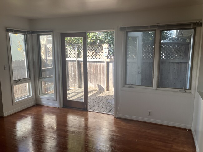 living room view to deck - 1004 Pier Ave