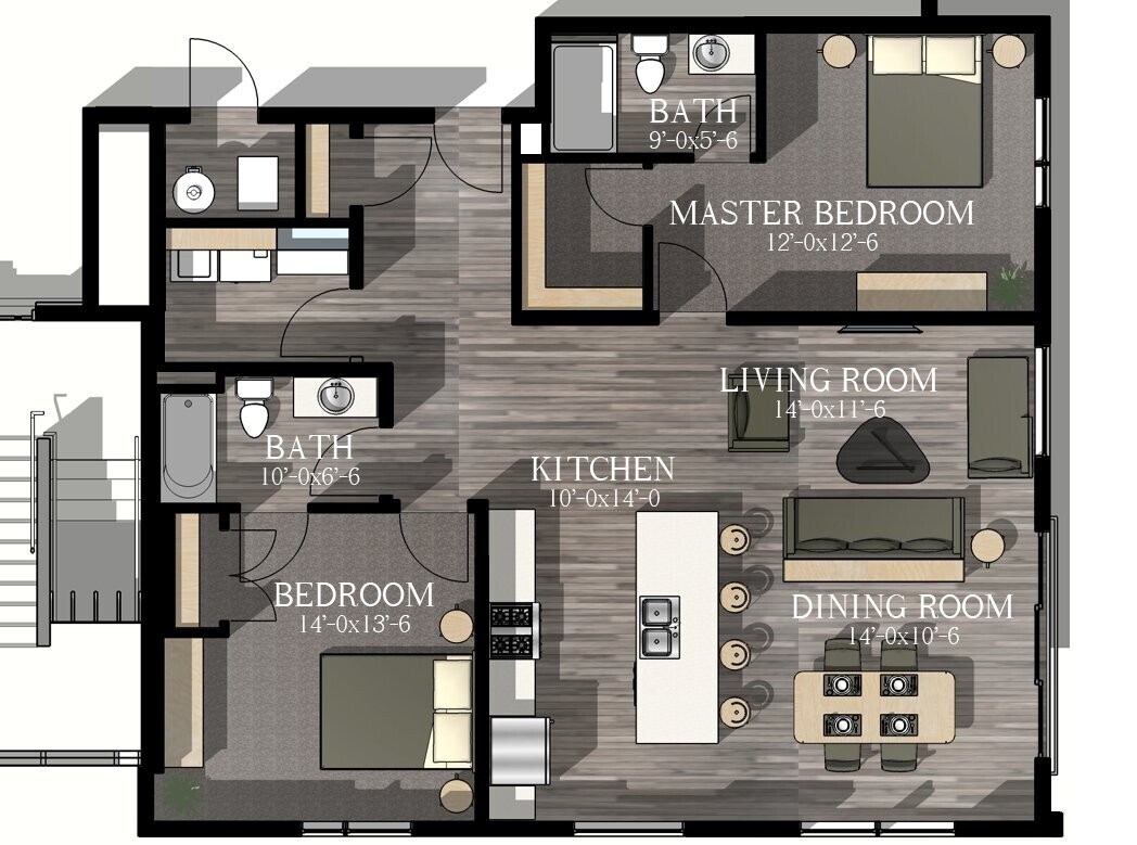 Foto principal - The Au Sable | Two Bedroom Two Bathroom