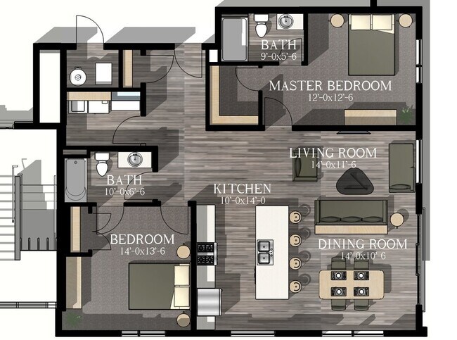 Foto del interior - The Homes at River's Edge