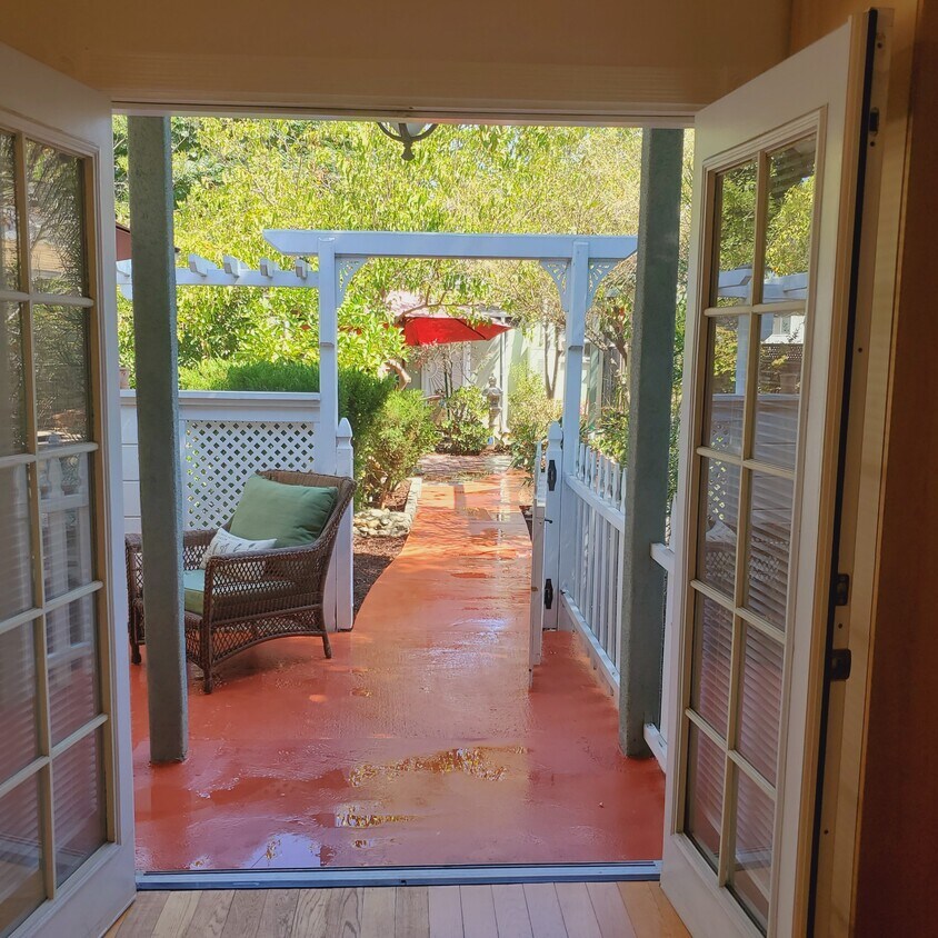 View Out French Doors - 6321 Kraft Ave