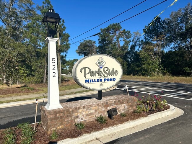 Entrance Sign - Parkside at Miller Pond