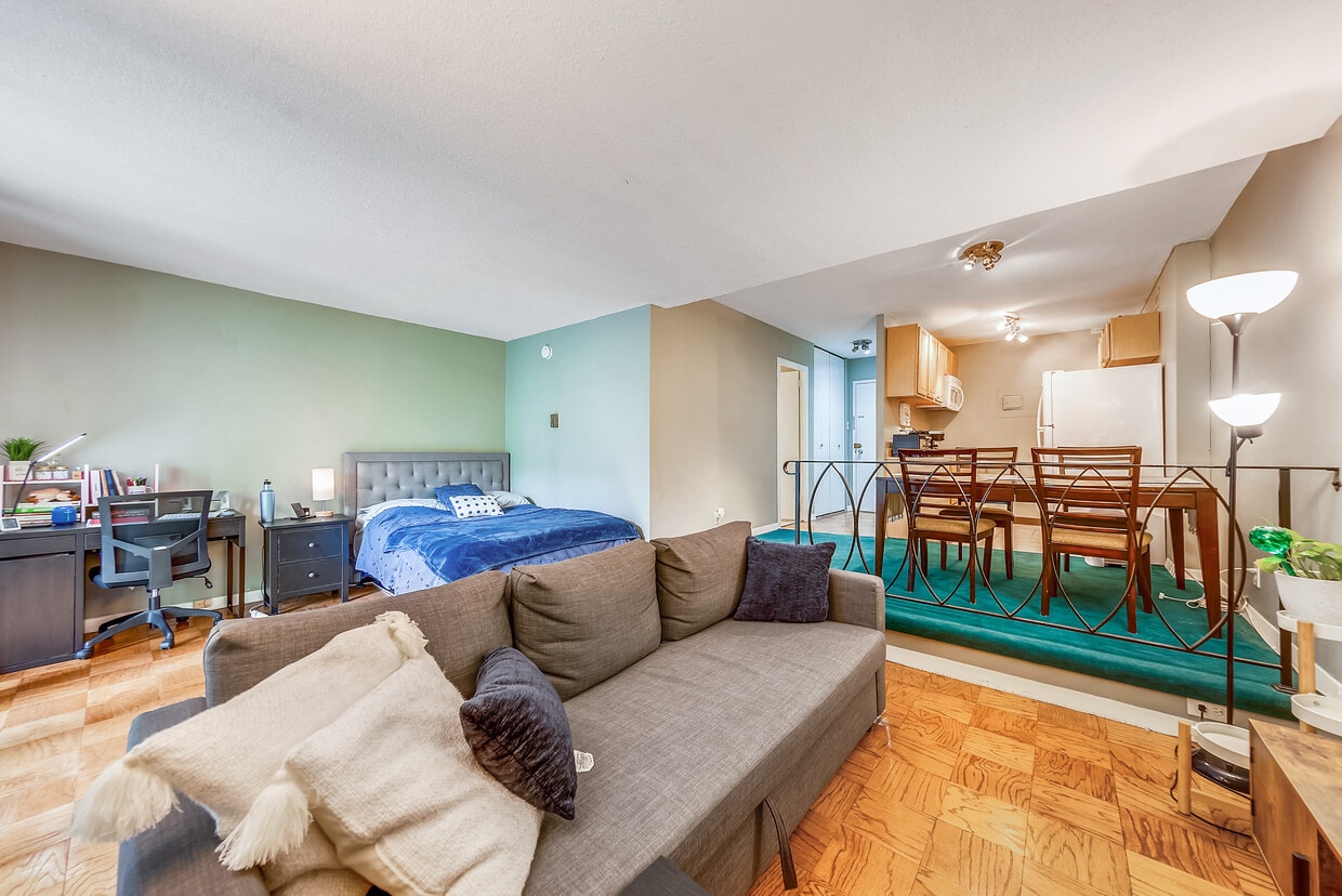 Spacious partially furnished studio - 2201 L St NW
