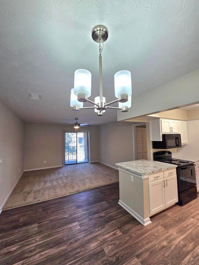 Living Room View from Dining - Greenleaf