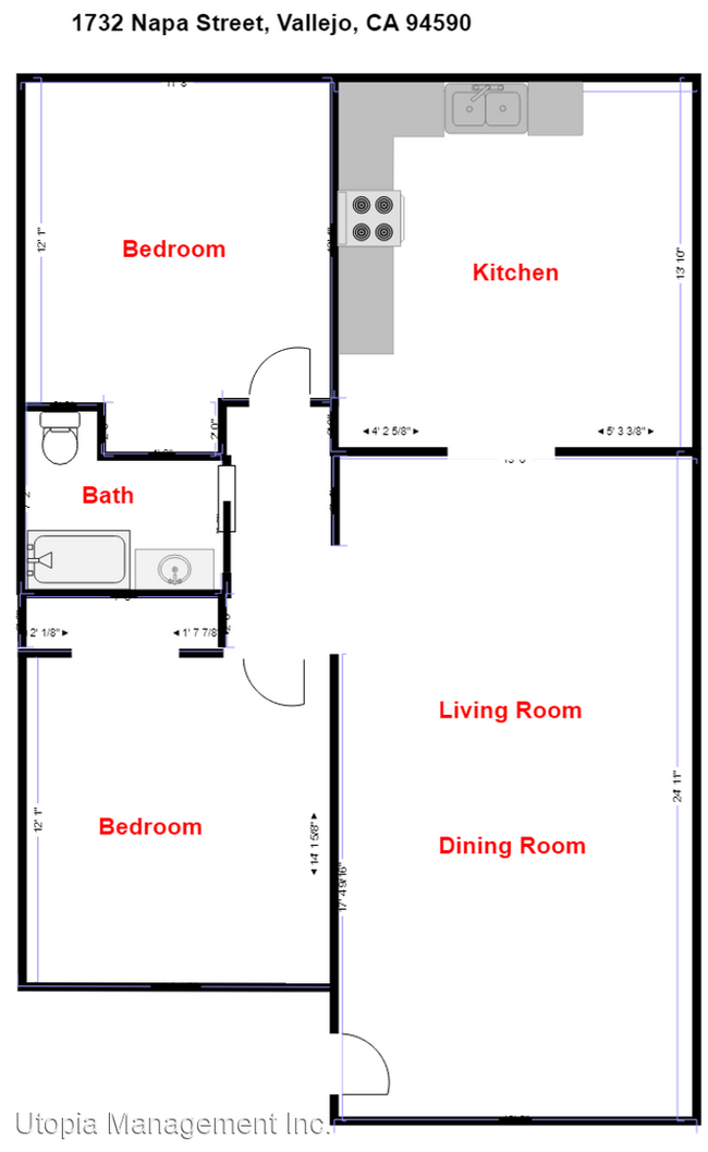 Foto del edificio - 2 br, 1 bath House - 1732 Napa Street