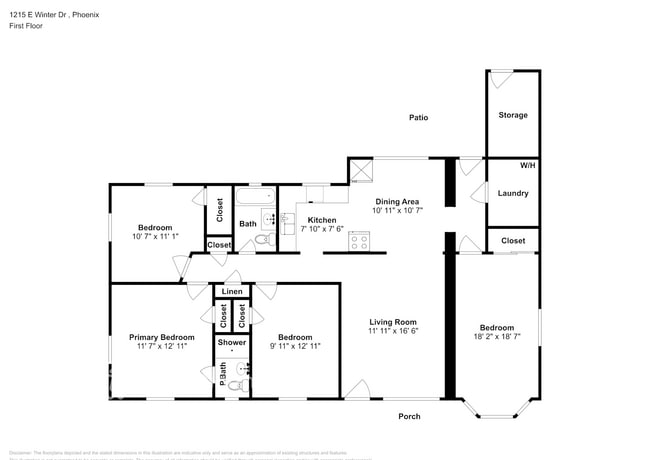 Foto del edificio - 1215 E Winter Dr