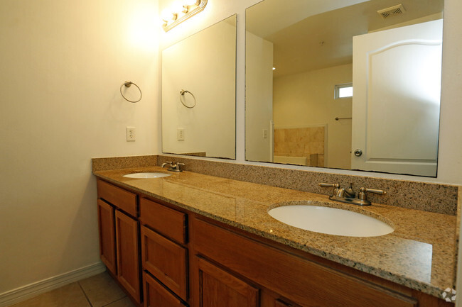 Townhome - Master Bathroom Vanity - Three Angels Apartments