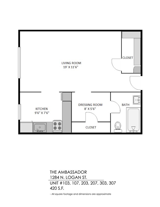 Plano de planta - The Ambassador