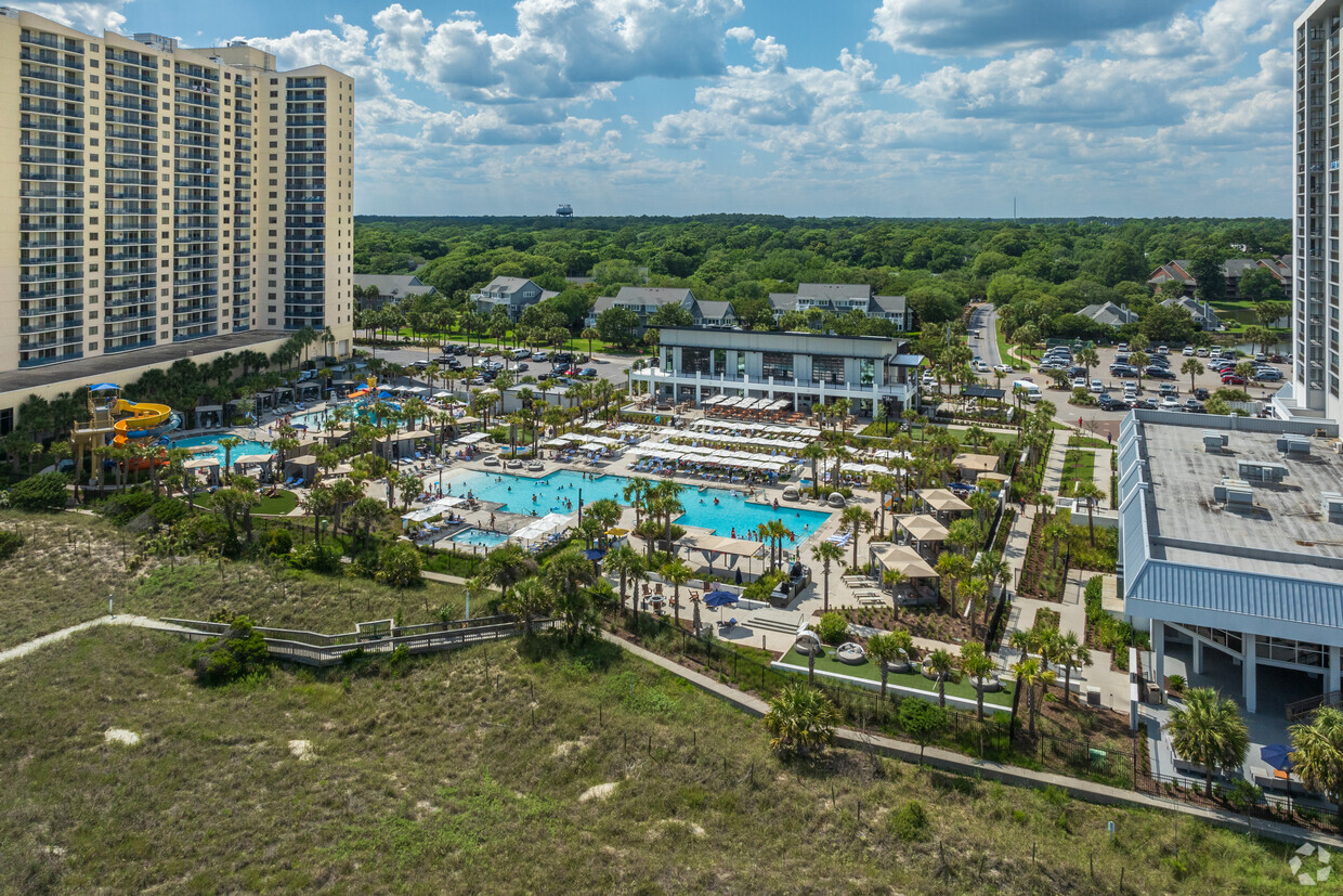 Aerial view. - Kingston Plantation Brighton Towers