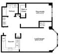 A1 Den ADA-1 Bedroom with Den