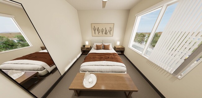 A1- 1 Bedroom Bedroom - The Cascalote Senior Apartments