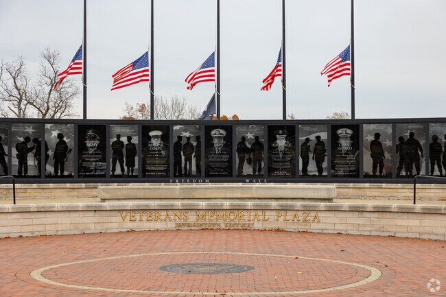 Jeffersontown Veterans Memorial is a proud part of the local community to remind everyone.