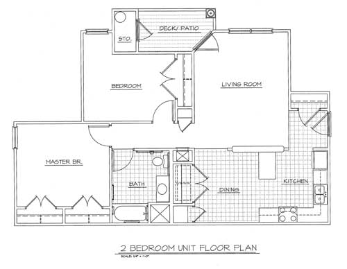 2BR/1BA - Eastside Green