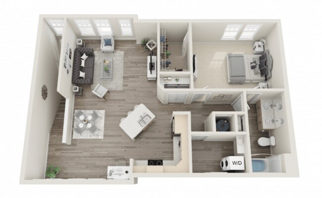 Plano de planta - Luxe at Market Common