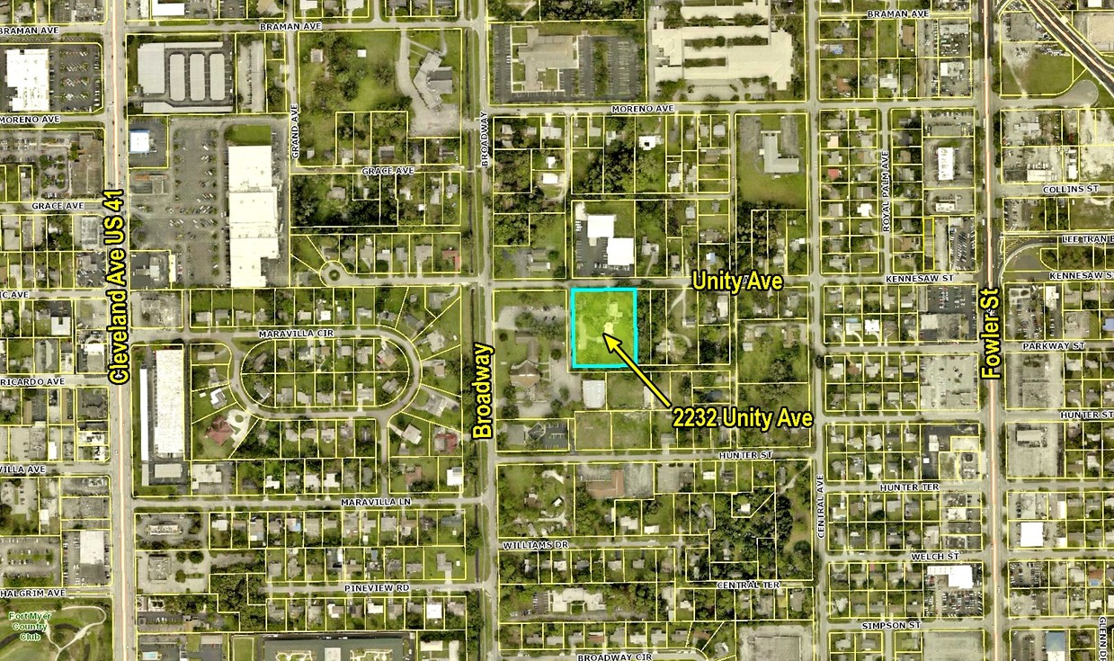 Aerial View of Fort Myers - 2232 Unity Ave