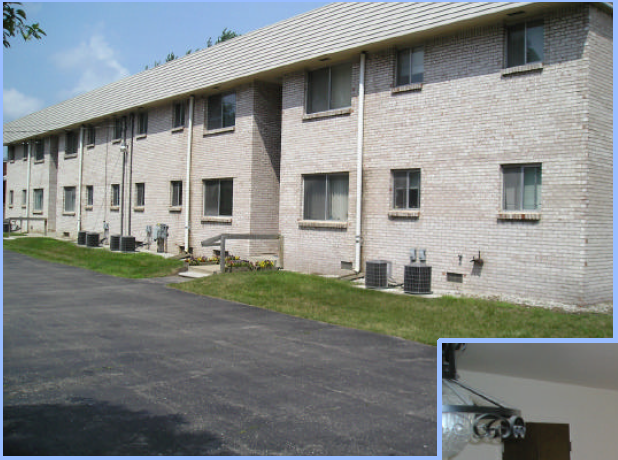 Back of Apartment Building - Main Street Apartments