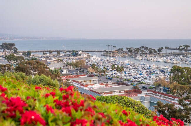 Heritage Park has great views of Dana Point Harbor.