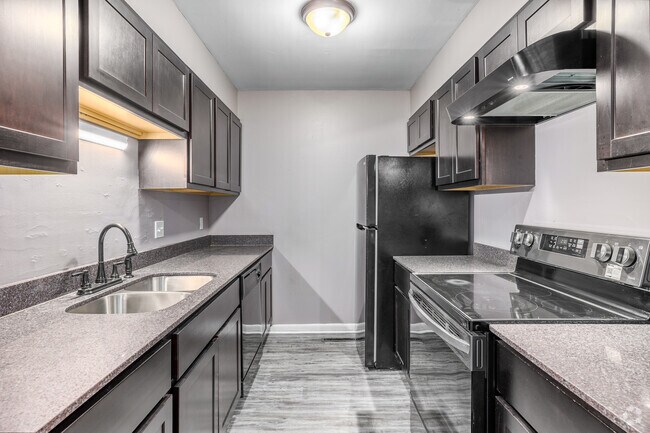 2 habitaciones, 2 baños - 920 pies cuadrados - Cocina - Villa Gardens Apartments