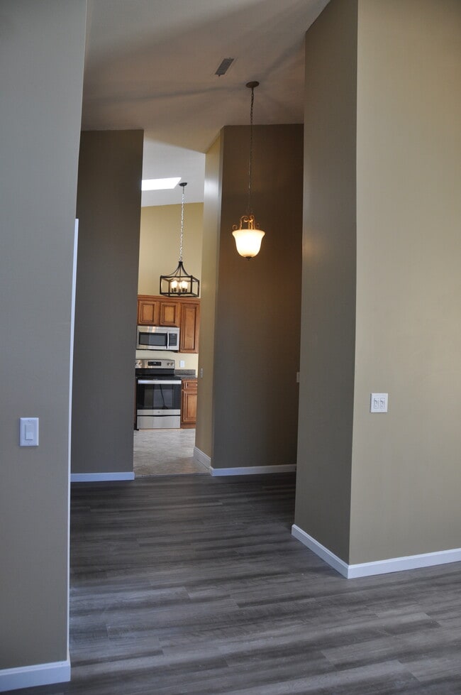 View from living room to kitchen - 181 Littleton Rd