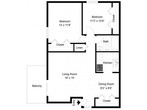 2 Bedroom 1 Bath