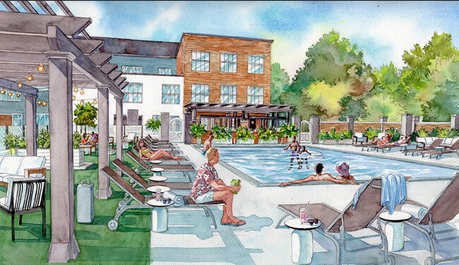 Pool - Celadon at Grandview Apartment Homes