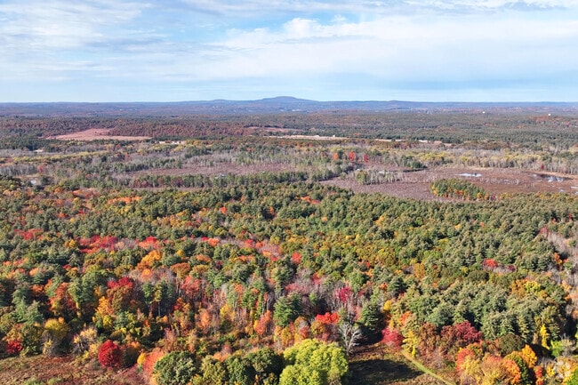 Fall colors over Trout Brook Recreation Area.
