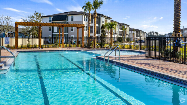 Sparkling Clubhouse Pool - Bristol Park Apartments