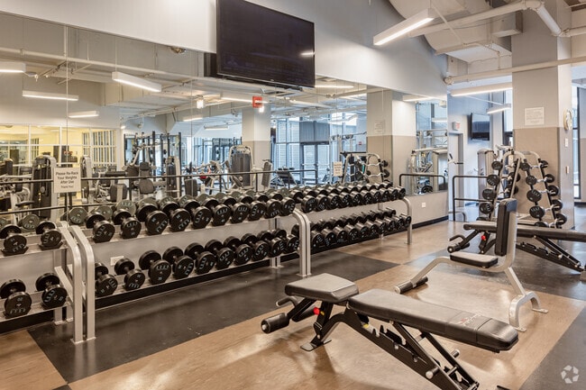 Fitness Center - Aqua at Lakeshore East Apartments