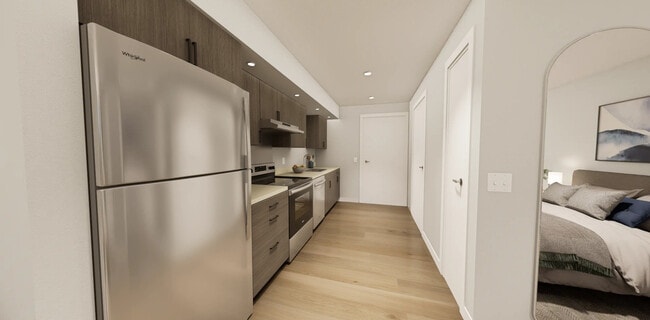 Studio Kitchen Rendering - Connection Angle Lake
