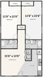 2 Bedroom 2 Bath Suite