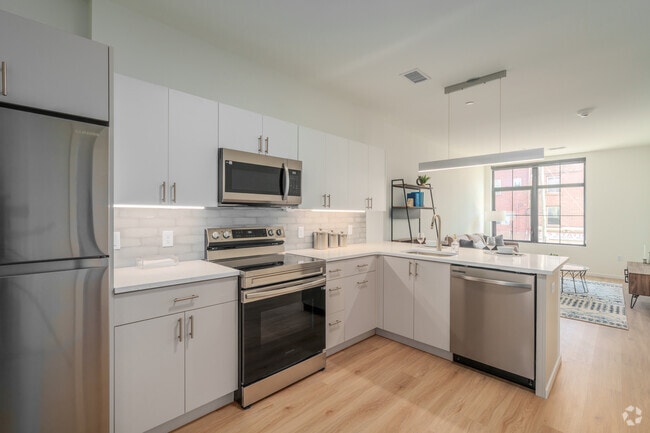 1BR, 1BA - 645SF - KItchen - Humble Park Place