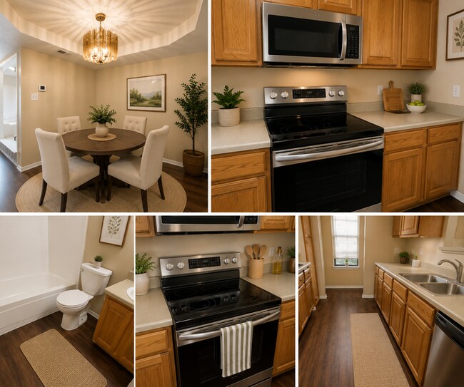 Foto del edificio - 2 story townhome! New remodeled, new plank, new carpet, all new appliances ! 2 bedroom 2 bath wit...