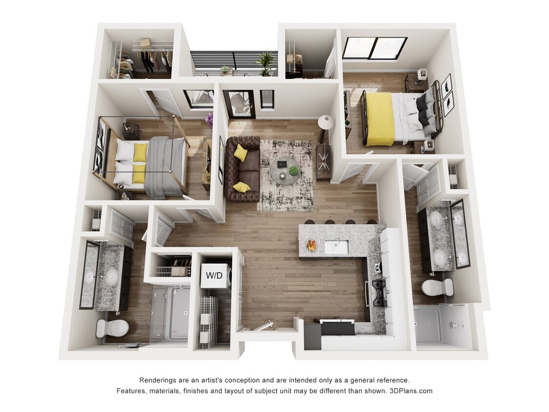 1 casa de entramado de madera con 3 cocinas, image size:1125x844