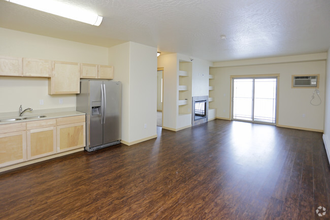 Three Bedroom - Living Area - Aspen Ponds Apartments