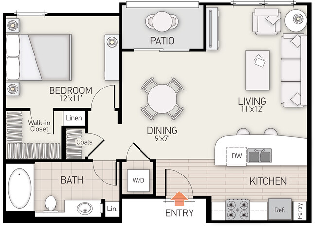 Floorplan - Palmeras Apartment Homes