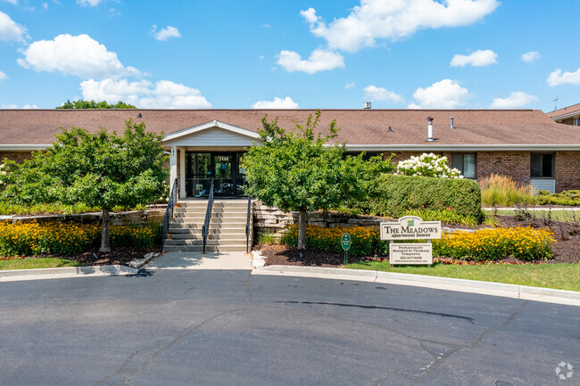 Office and Clubhouse Entrance - The Meadows Apartments