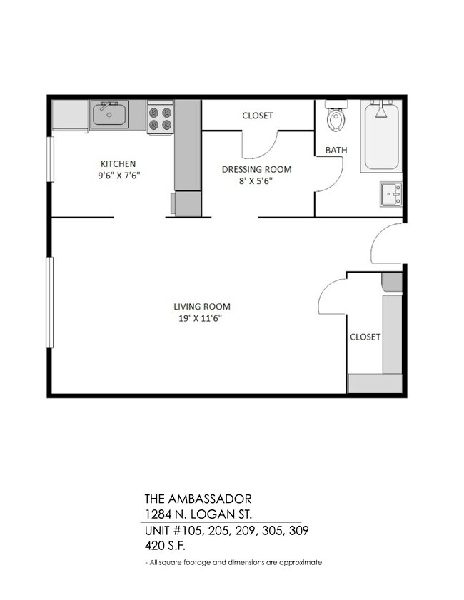 Plano de planta - The Ambassador