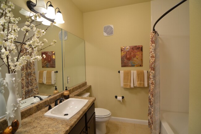 Andalucia Villas Bathroom with Granite Countertops - Andalucia Villas