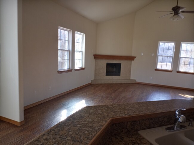 Living Room Fireplace - 5926 E 76th Ct