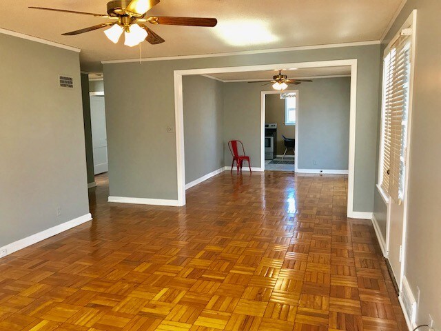 Living room and dining - 632 E Meyer Blvd