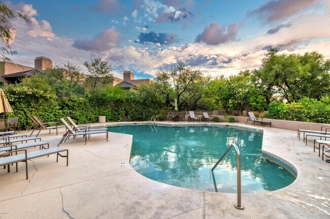one of the 2 heated pools - 6655 N Canyon Crest Dr