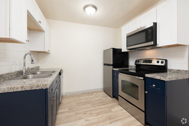 1BR, 1BA - 550SF - Kitchen - Olympic Square - Gorgeous Renovated Apartm...