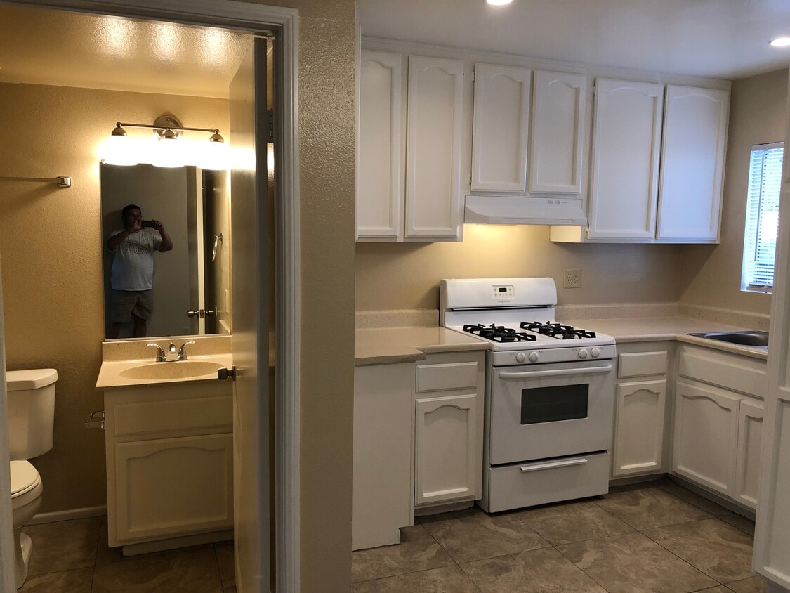 Kitchen/Bath Downstairs - 1280 E La Palma Ave