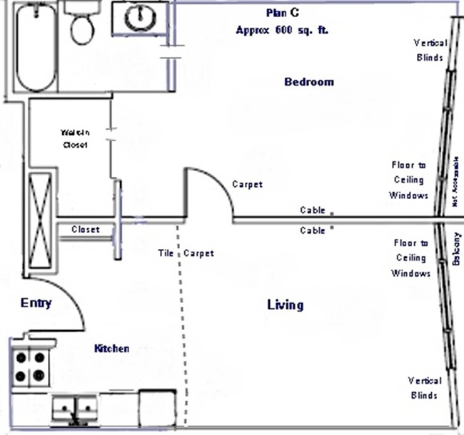 Plano C - Sierra Vista Towers