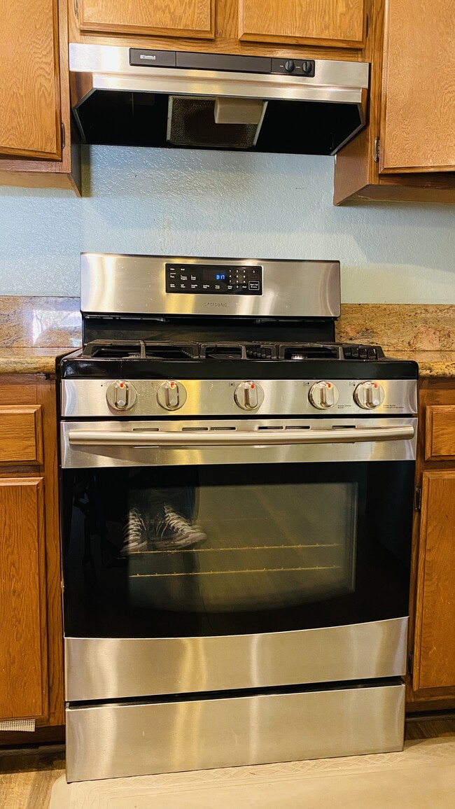 Stainless Steel Gas Stove - 10340 E Briar Oaks Dr